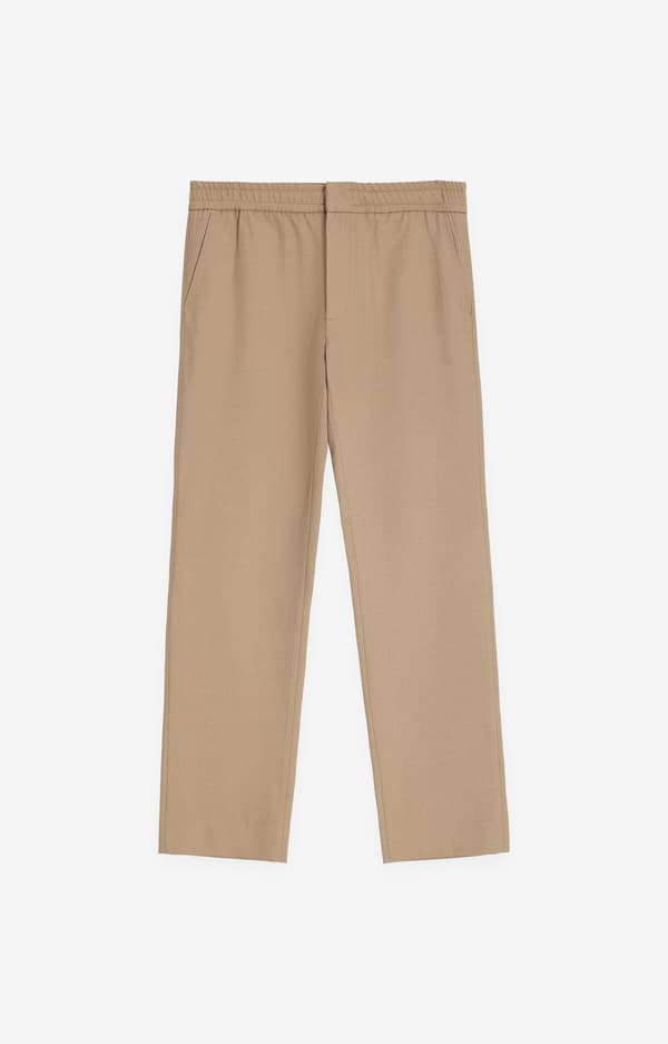 Chinos med smal passform och ull 34/32