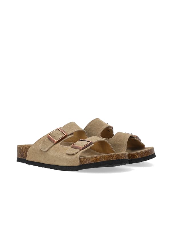 Gröna mockaflip-flops för dam Gröna mockaflip-flops för dam 37