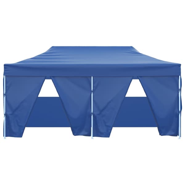 vidaXL professionelt foldbart festtelt, 4 sider, 3x6 m, stål