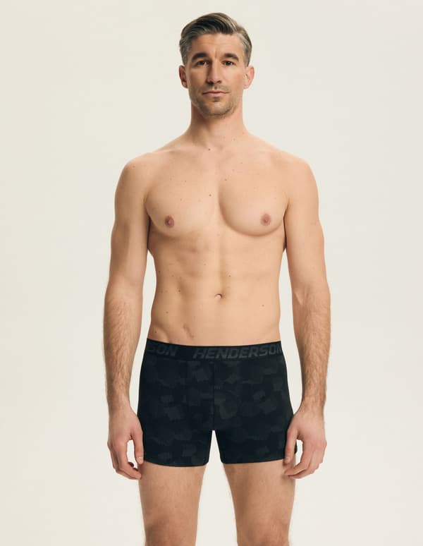 Henderson Bench 3-pak boxershorts | Sort, Grå XL