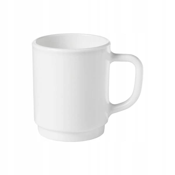 Bormioli stapelbar horeca-mugg 250ml opalglas catering 24 st