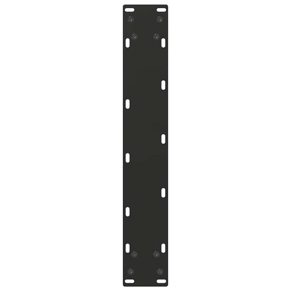 vidaXL sofabordsben, 2 stk., sort, 40x(110-111) cm, stål