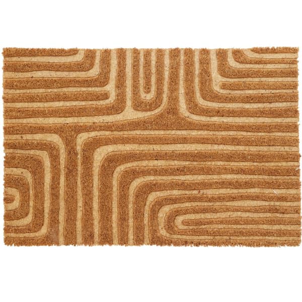 Mönster 1 av dörrmatta i kokosfiber