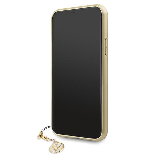Guess 4G Charms Collection-etui til iPhone 11 / Xr, grå
