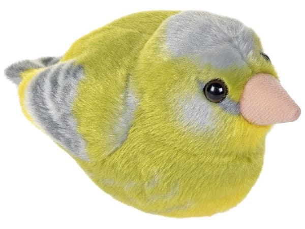 Grønfinkemaskot med lyd