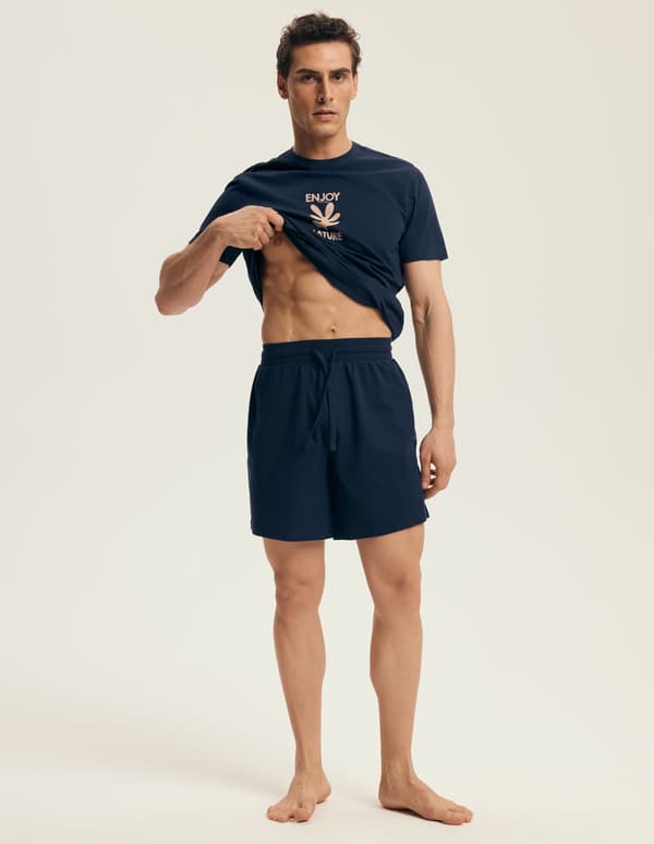 Legend Henderson herrpyjamas | Marinblå XL
