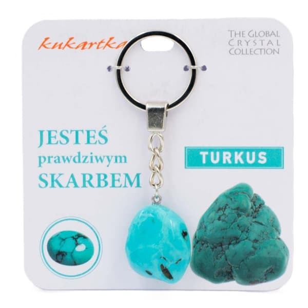 Du är en skatt, turkos nyckelring