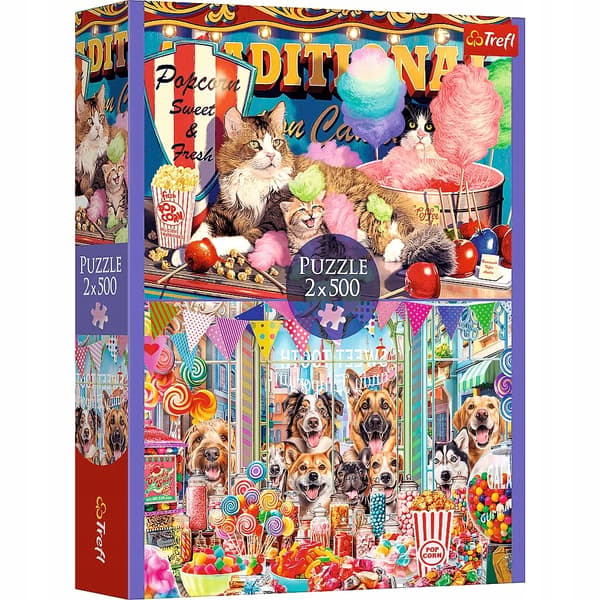 PUSLESPIL 2X500 FLUFFY VENNER 37495