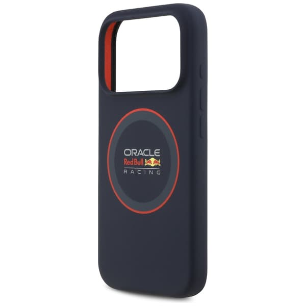 Red Bull Silikone Red Ring MagSafe-etui til iPhone 17 Pro i marineblå