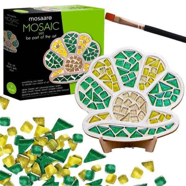 Mosaik kreativt set - snäckskal