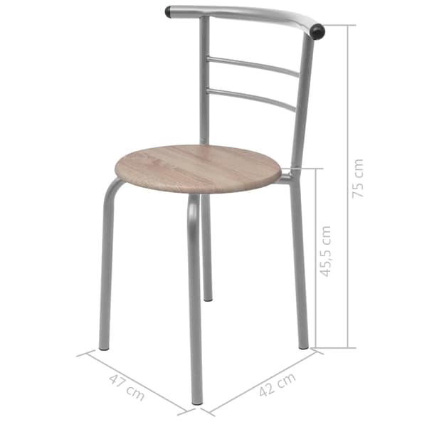 vidaXL MDF frukostbord