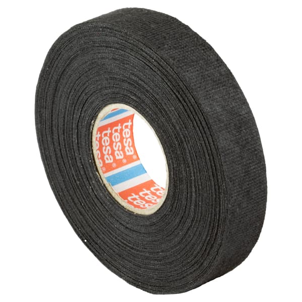 Tesa Strong Resistent Sort Isoleringstape med Fnug 15m x 19mm