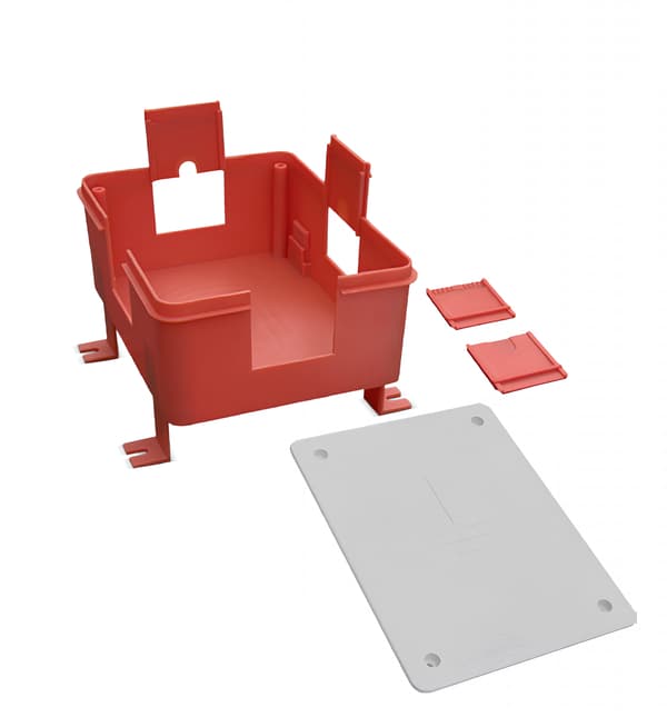 Åskskyddsbox för PZO Åskskyddskontakt utomhus IP20 218x168mm
