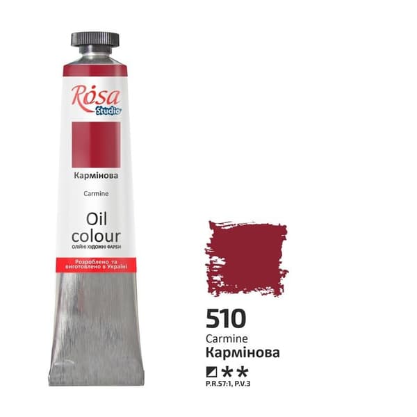 Karmin oliemaling 510 45ml