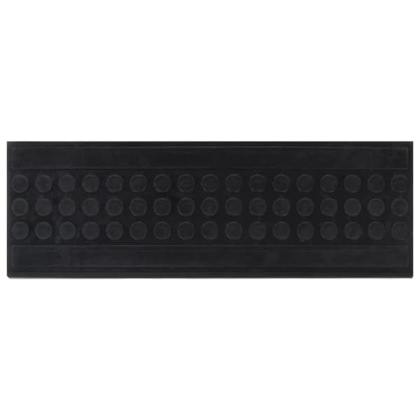 vidaXL Trappsteg, 10 st, 25x75 cm, gummi