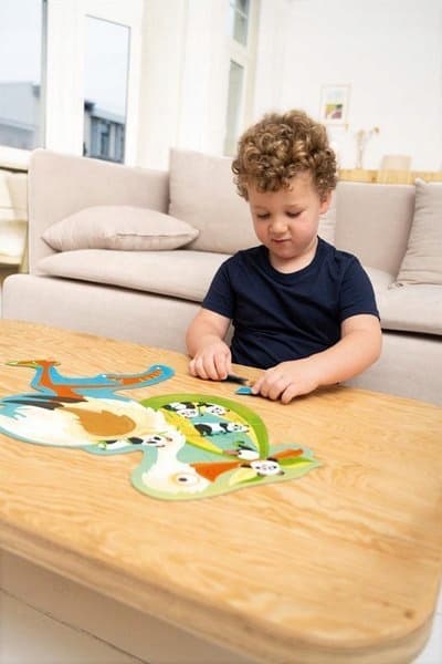 Storkformat pussel med 24 bitar för barn.