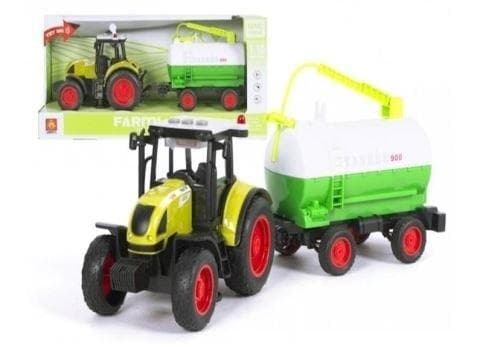 Traktor med anhænger