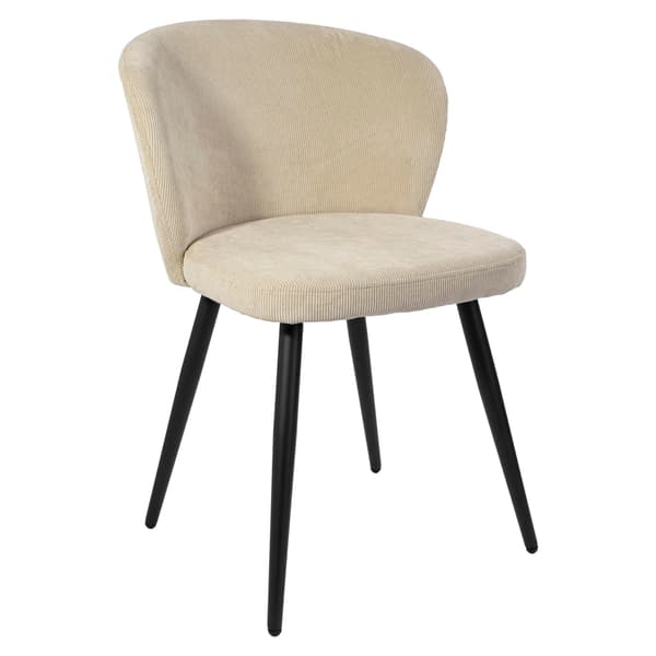 KROSBY Fløjlsbøjle Beige Stol