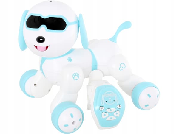 Fafik, den interaktiva robothunden, går, sjunger och talar polska