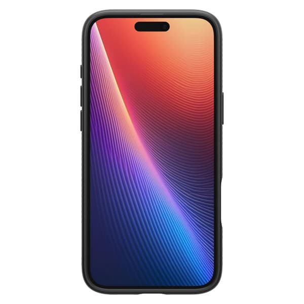 Spigen Liquid Air-cover til iPhone 16, matsort