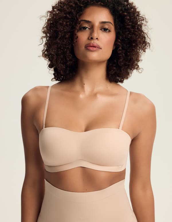 Sileä Esotiq-pehmustettu rintaliivi | Beige 80B