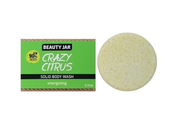 BEAUTY JAR Crazy Citrus Solid duschgel, 60 g