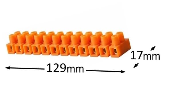 Kopplingsplint 12-spårs 6mm2 41 A 1 styck Pawbol