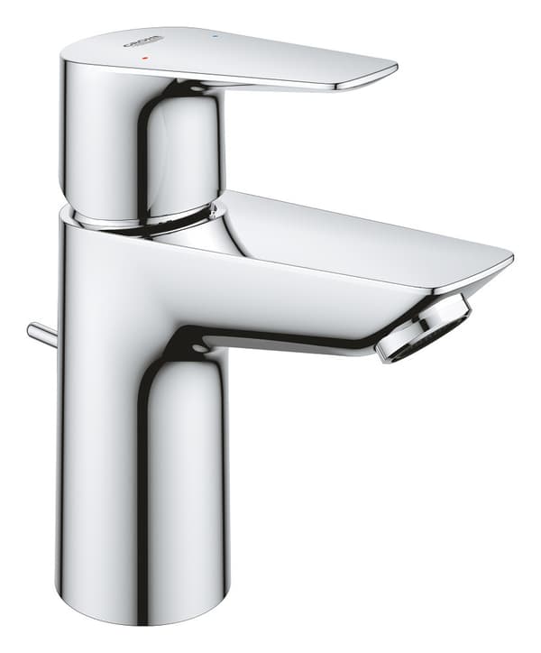 Grohe BauEdge håndvaskarmatur, DN 15, størrelse S, med bundventil,