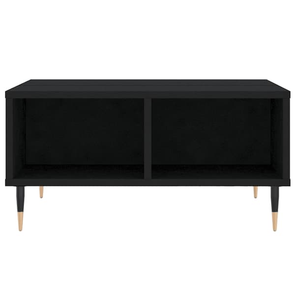 vidaXL sofabord, sort, 60x60x30 cm, træbaseret materiale