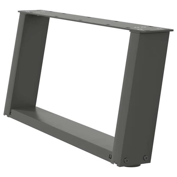 vidaXL Soffbordsben, 2 st, Antracit, 70x(30-31) cm, Stål