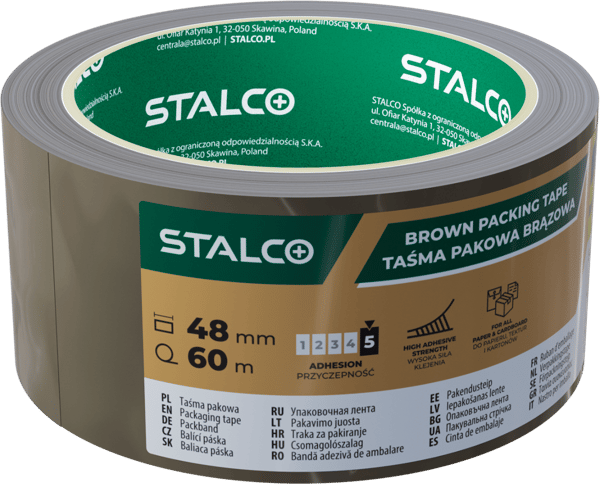 Stalco Packtejp 48x60m Brun S-38260