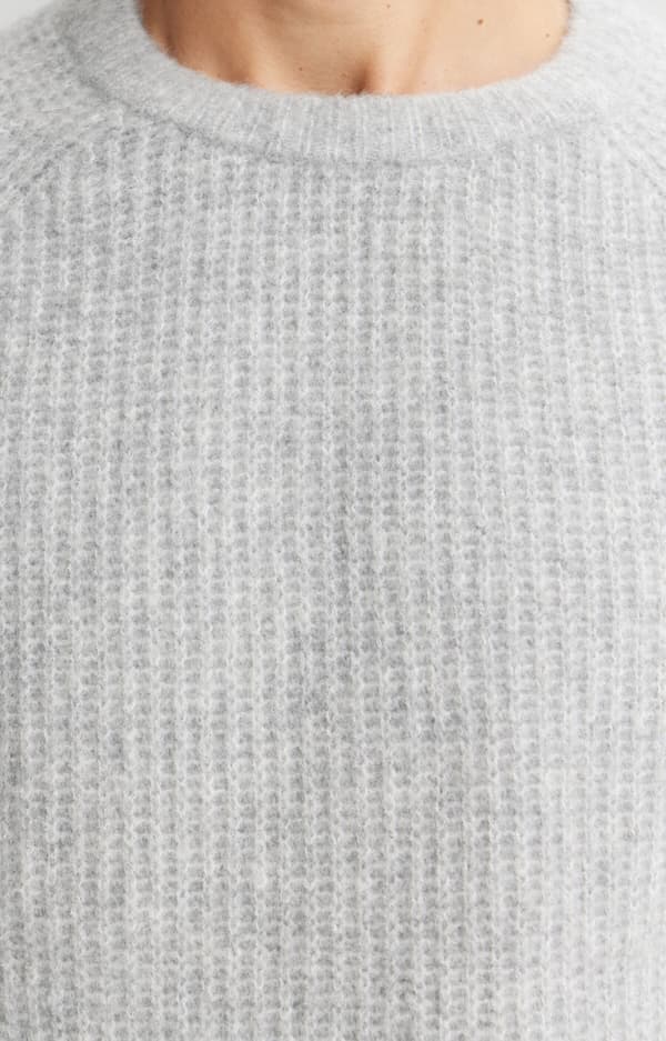 Struktureret sweater L