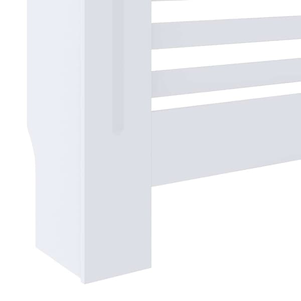 vidaXL Radiatorskydd, MDF, Vit, 78 cm