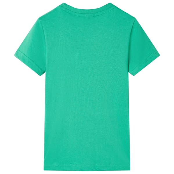 Barn-T-shirt, grön, 104