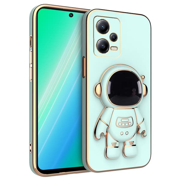 Etui til Xiaomi Redmi Note 12 5G / POCO X5 5G, Astronaut, grøn