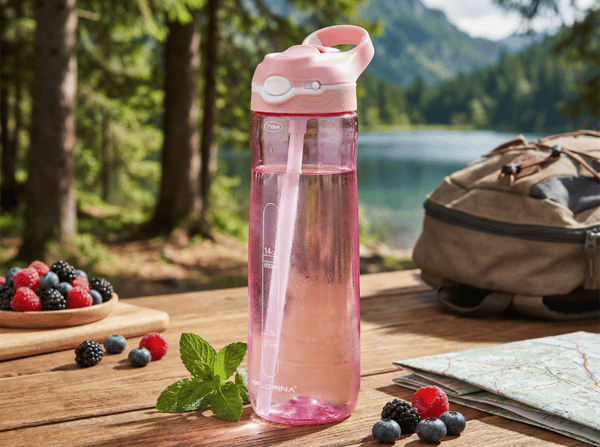 SISI PLASTFLASKA 750ML ROSA