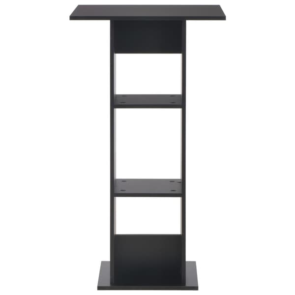 vidaXL barbord, sort, 60 x 60 x 110 cm