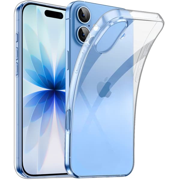 UrbanPalm iPhone 17 -kotelo, silikoni, läpinäkyvä