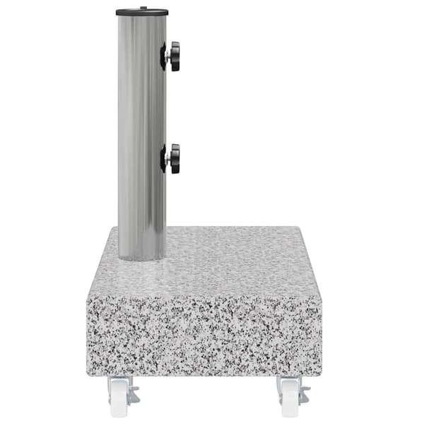 vidaXL paraplystativ lysegrå 45x25x8,3 cm granit