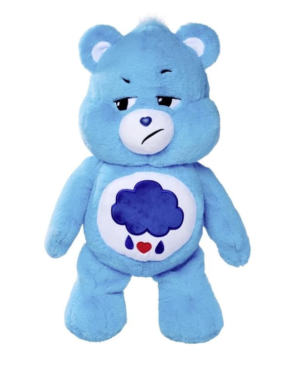 Grumpy bamse plys 60cm
