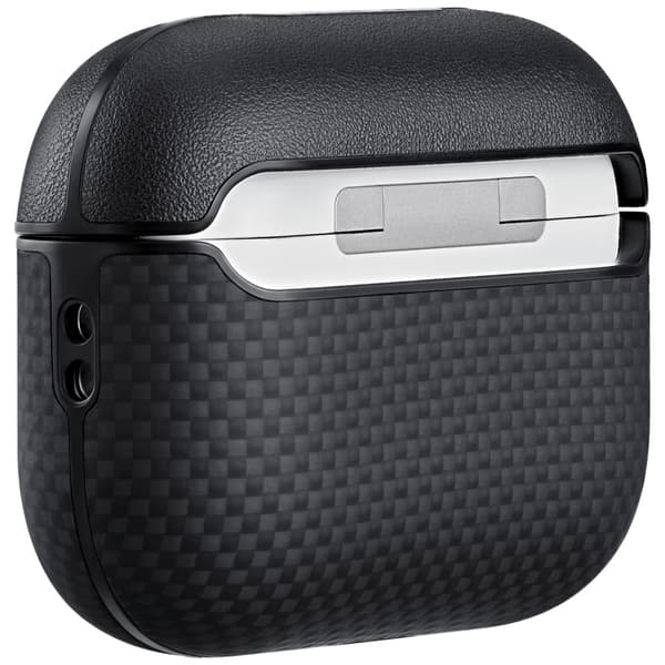 PITAKA Aramidfiber-etui til AirPods Pro 3 Sort og Grå