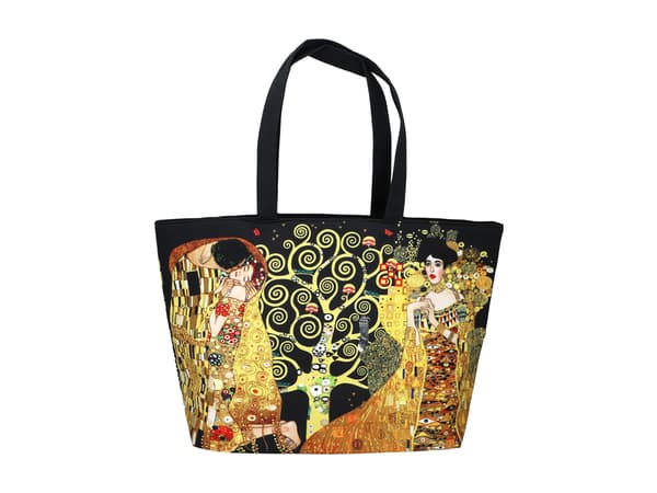 Axelväska - G. Klimt, Kyssen och Adele (CARMANI)