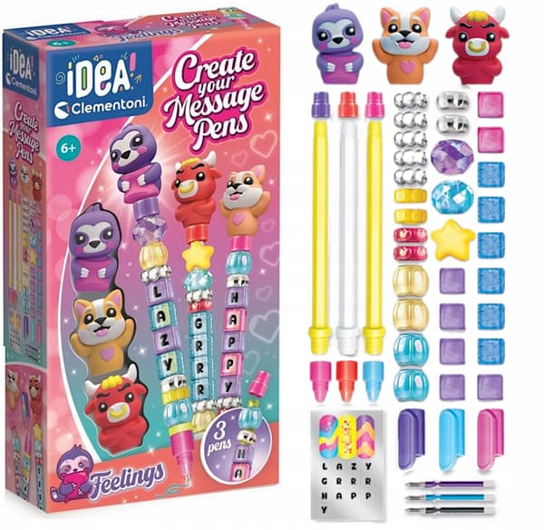 MINI PEN FACTORY EMOTIONS CLEMENTONI pennset 6+