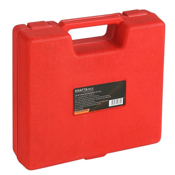 Sæt med bor, bits, topnøgler 57 dele KD11272