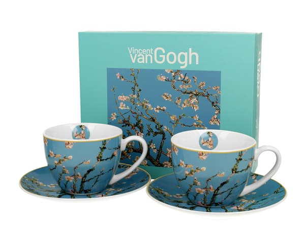 Sæt med 2 Van Gogh mandelkopper
