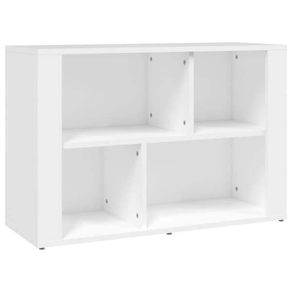 vidaXL kommode, hvid, 80x30x54 cm, træbaseret materiale