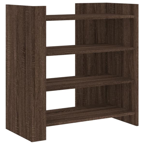 vidaXL skab brunt egetræ 73,5x35x75 cm træbaseret materiale