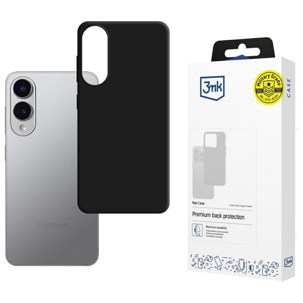 3MK Matt cover til Galaxy S25 Edge, sort
