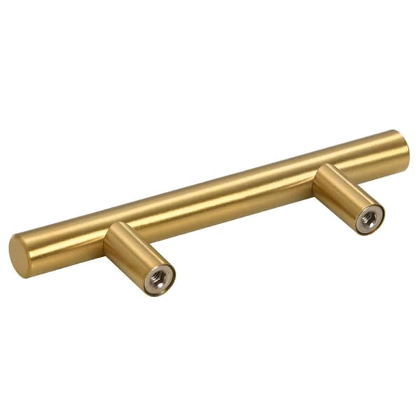 vidaXL skabsgreb, 10 stk., guld, 64 mm, rustfrit stål