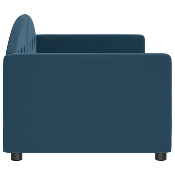 vidaXL Bäddsoffa blå 80x200 cm klädd i sammet